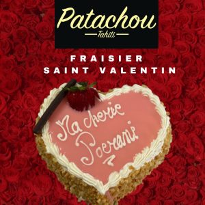 Gâteau Saint Valentin en forme de Coeur